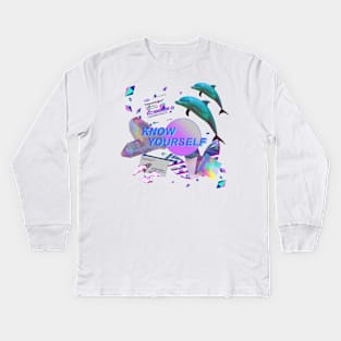 Summer Time Saddness Collection 1 Kids Long Sleeve T-Shirt